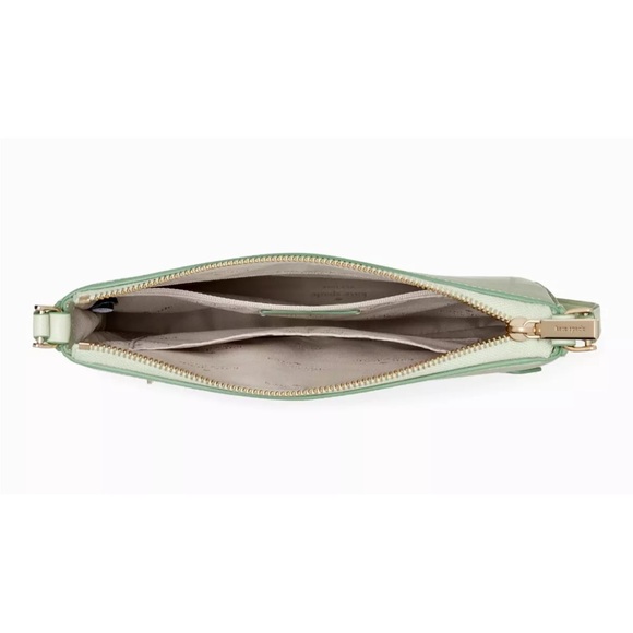 New Kate Spade Sadie North South Crossbody Light Olive - Picture 4 of 5